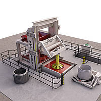 Стаціонарна машина для виробництва бетонних труб, кругів та переходів ZPUH ROAD MHS CONCRETE-PIPE