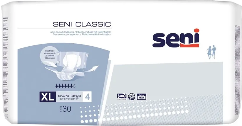 Підгузки одноразові для дорослих Seni Classic Extra Large 30 Шт