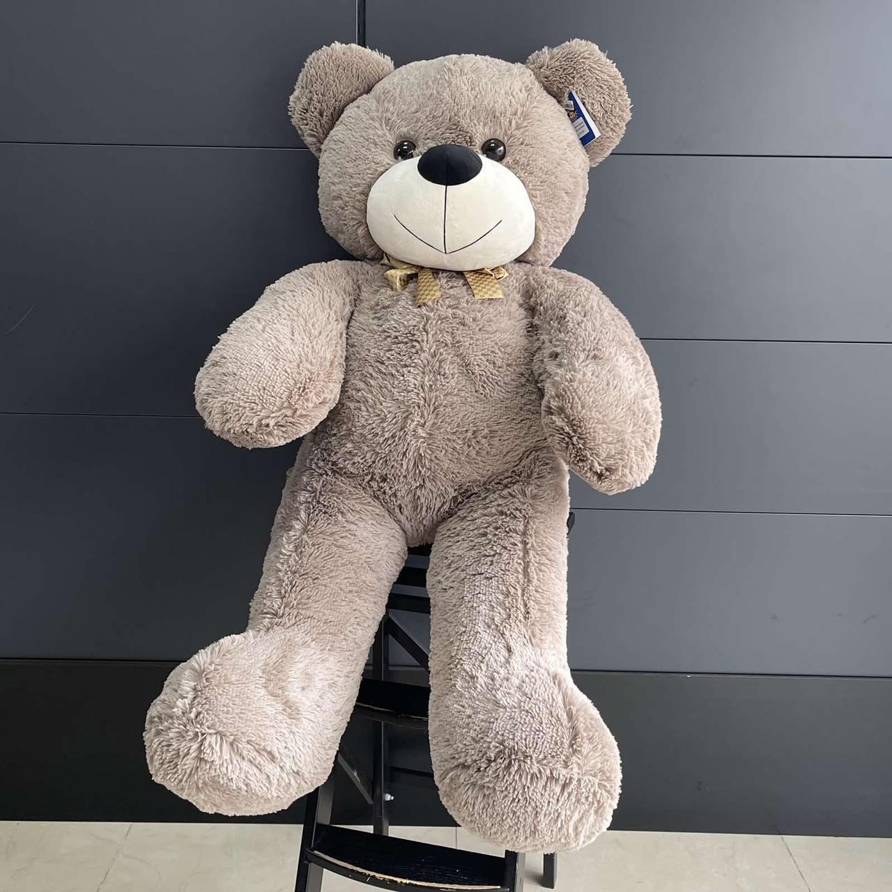 Іграшка мяка "Ведмедик", світло - коричневий, (СІРИЙ) Мягкая игрушка "Мишка" В146/4 ТМ "Масяня", фото 1