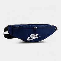 Сумка на пояс бананка Nike Heritage Hip Pack BA5750-492 синяя (Оригинал)