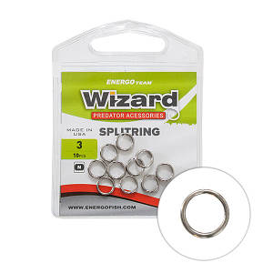 Заводне кільце Wizard Grizzly USA NICKEL №5 9мм 50кг
