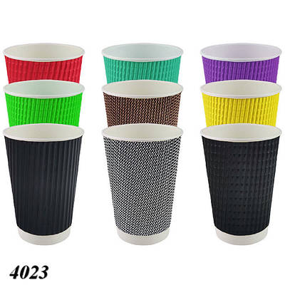 Стакан паперовий Гофра 250 мл (25шт)