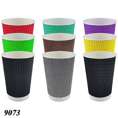 Стакан паперовий Гофра 500 мл (25шт)