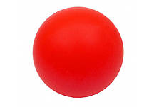 Масажний м'ячик EasyFit каучук 6.5 см червоний