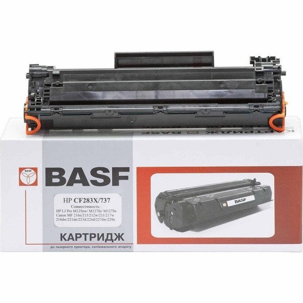 Картридж BASF заміна Canon 737 и HP 83X CF283X (BASF-KT-737-9435B002) для принтера MF211, MF212W, MF216N, MF217W, MF226DN,