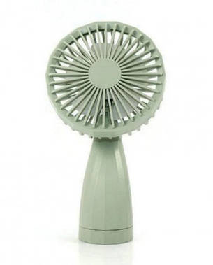 Ручний портативний вентилятор Mini Fan 6601 на акумуляторі з ручкою мінівентилятор, фото 3