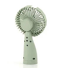 Ручний портативний вентилятор Mini Fan 6601 на акумуляторі з ручкою мінівентилятор, фото 4