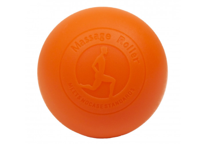 Масажний м'ячик EasyFit каучук 6.5 см жовтогарячий