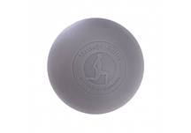 Масажний м'ячик EasyFit каучук 6.5 см сірий