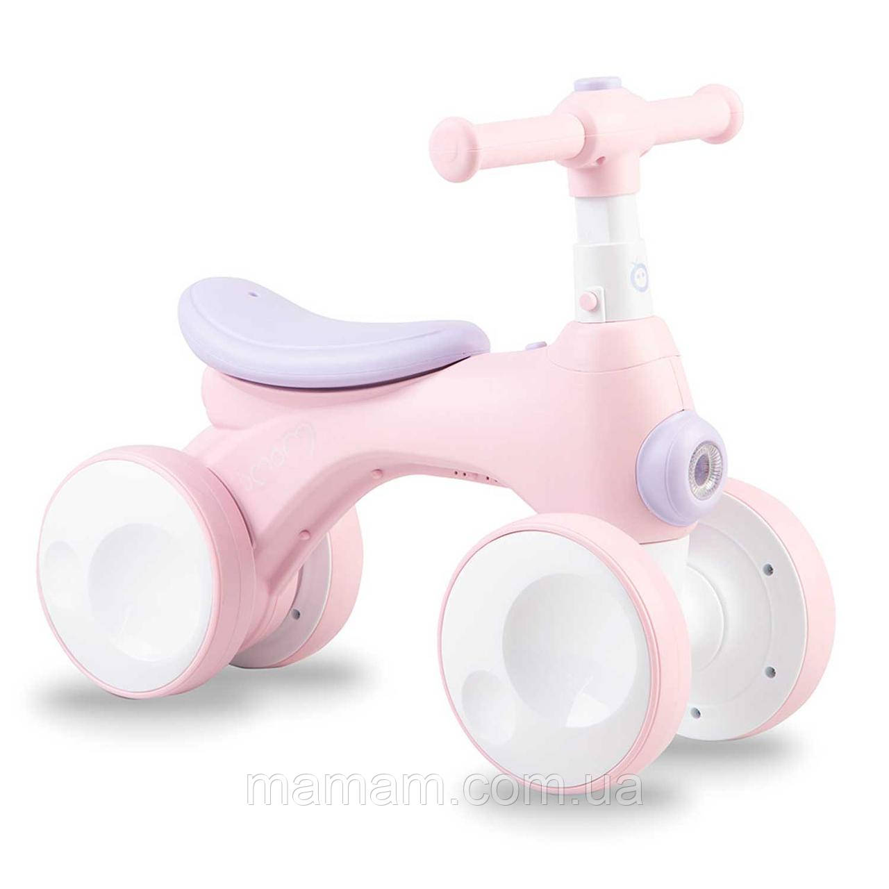 Біговел-каталка з бульбашками MoMi Tobis Pink, фото 1