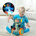Дитячий робот що рухається та їздить FS238-6 A з підсвіткою та музикою  Бірюзовий, фото 5
