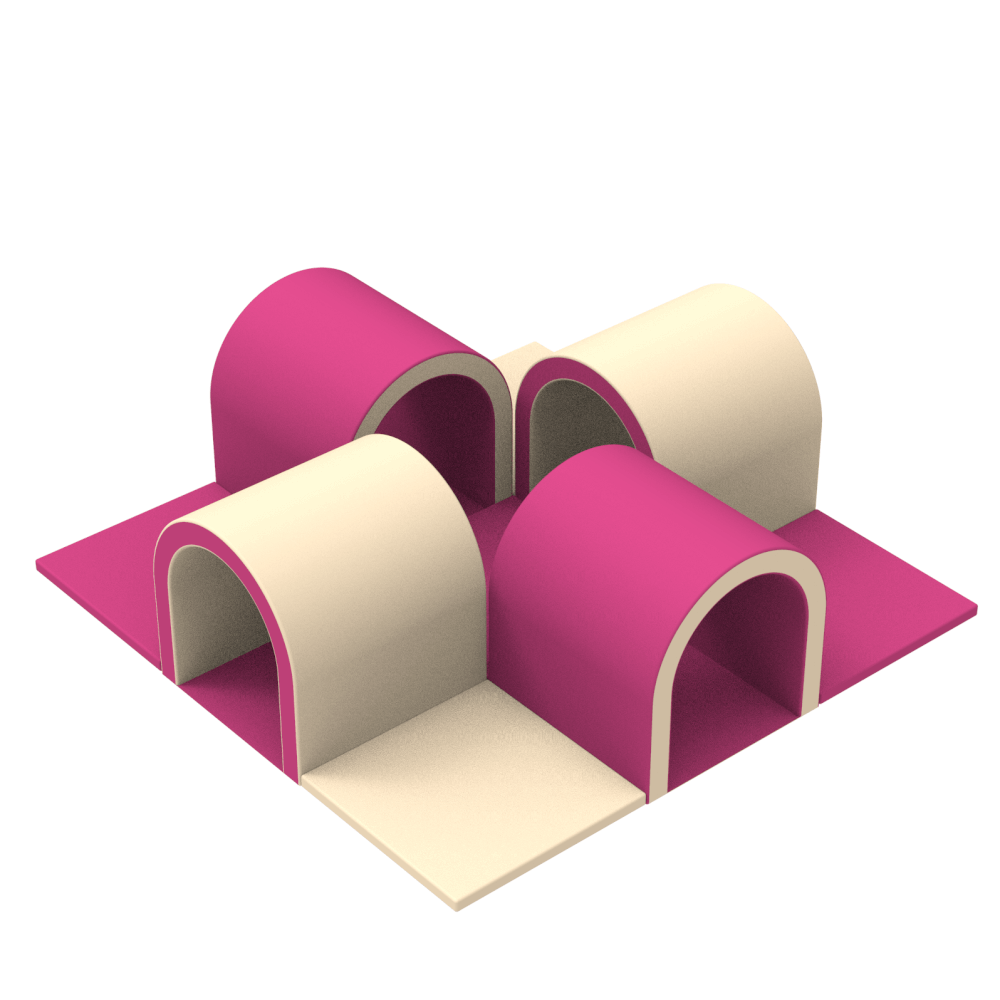 М'який модуль тунель Плутанина, шкірозамінник Флай (Kidigo ТМ)