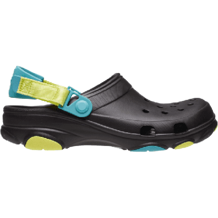 Crocs Classic All-Terrain Clog Black / Multi — Сабо Крокс Класік Ол-Террейн Чорні з Яскравими Вставками — Оригінал, фото 1