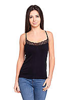 Майка жіноча "Виноград" 21-2107 чорна