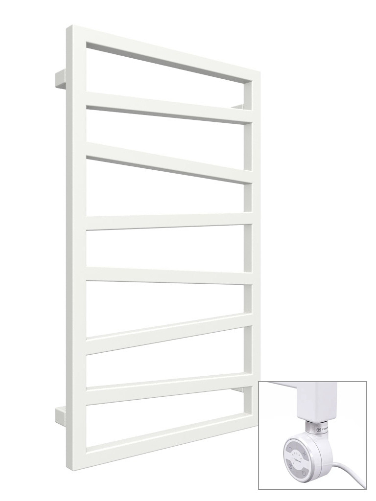 Рушникосушка електрична Terma Zigzag 835*500 White mat, тен MOA