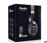 Бездротові Bluetooth-навушники Bluedio T2+ V2, білі, фото 3