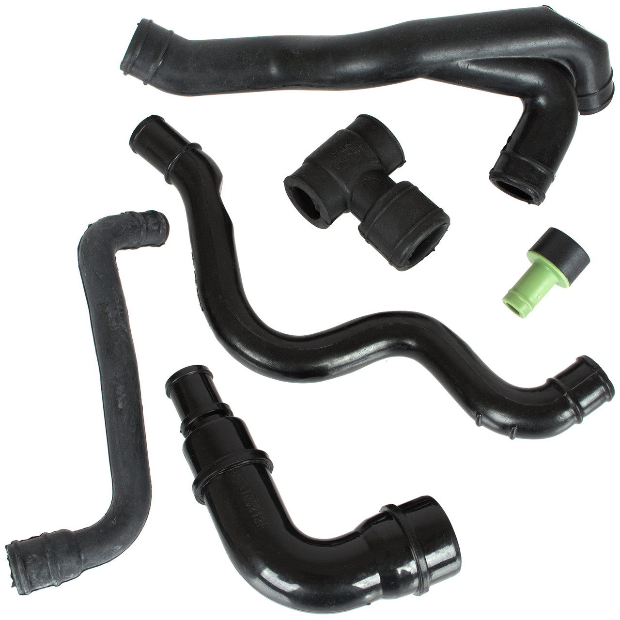 Audi A3 (96-03) 1.8 T комплект патрубків вентиляції двигуна 06A103221AH 6шт, Ауді А3, фото 1