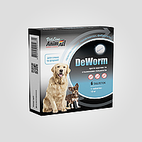 Антигельминтный препарат для больших собак AnimAll Vet Line DeWorm, 1таблетка на 30кг