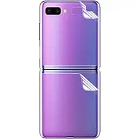 Гидрогелевая пленка для Samsung Z Flip на заднюю панель глянцевая прозрачнаяя