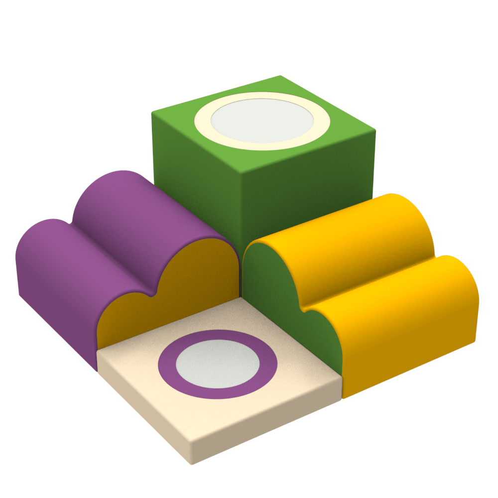 М'який модуль Mini Mirror Softscapes, шкірозамінник Флай (Kidigo ТМ)