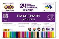Пластилин * CLASSIC * 24 кольорів, KIDS Line ZB.