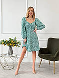 Ніжна жіноча літня сукня з довгими рукавами розміри 42-44,46-48, фото 5