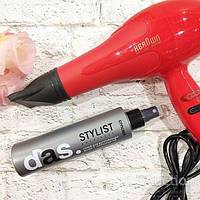 Фен для волосся Brown — 2288 3000 ВТ, Професійний фен для волосся Червоний, Потужний фен 3000W