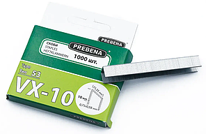 Скоба оббивна Prebena типу VX-10 (для ручних механічних степлерів)