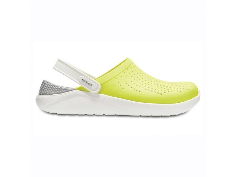 Сабо Crocs LiteRide Clog Yellow/Grey Крокси чоловічі/жіночі лайтрайд жовто-сірі оригінал