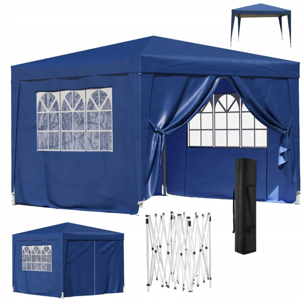Садовий павільйон 3 x 3 x 2,5m портативний, фото 1