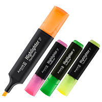 Маркер текстовый Delta Highlighter D2501, 1-5 мм, 4 цвета