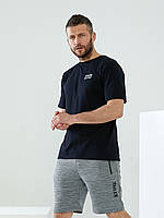 Мужские серые спортивные шорты из плотного трикотажа, Tailer