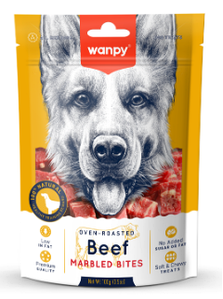 Ласощі Wanpy для собак кусочки мармурової яловичини | Wanpy Marbled Beef Bites 100 грам