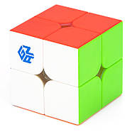 GAN 251 V2 (non magnetic) | Кубик Рубіка 2х2 Ган без наліпок, фото 3