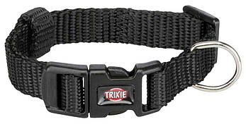Нейлоновий нашийник для собак середніх та великих порід Trixie Premium M–L 35–55 см/20 мм (чорний)