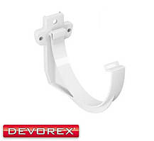 Кронштейн жолоба Devorex Classic 120 Білий