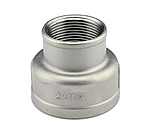 Муфта перехідна Ду 15*8 (1/2"х1/4") із нержавіючої сталі AISI304