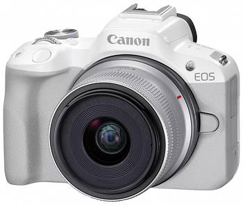 Canon EOS R50 + RF-S 18-45mm F4.5-6.3 IS STM White