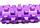 Масажний ролик EasyFit Grid Roller PRO 33 см Фіолетовий, фото 3