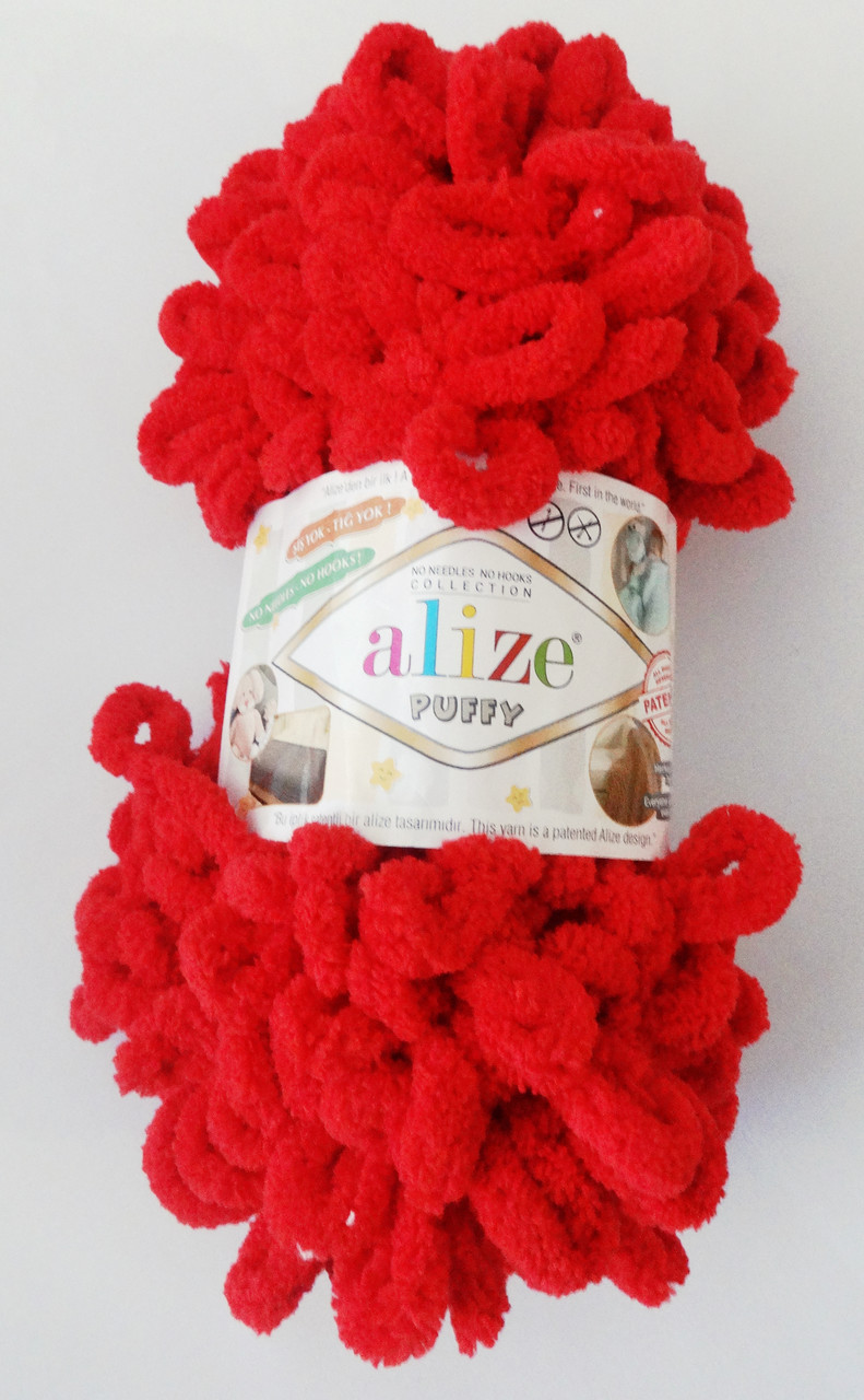 Пряжа Alize Puffy №56 Ализе Пуффи для Вязания Руками — Купить Недорого ...