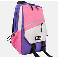 Рюкзак слінг рожевий/фіолетовий