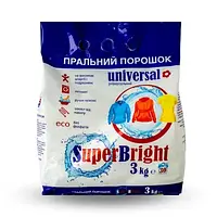 Стиральный порошок Super Bright 3 кг Универсальный