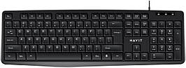 Клавіатура Havit HV-KB2006, Black, USB, кабель 1.3 м