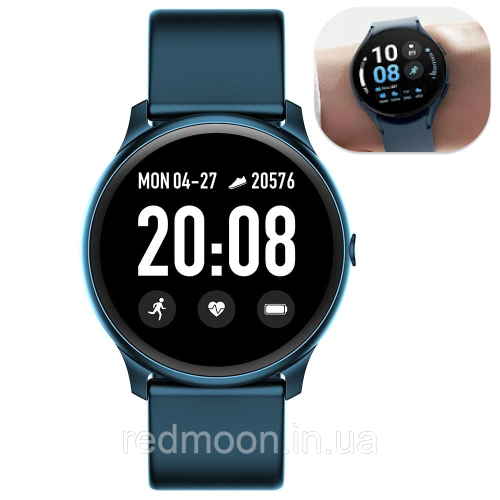 Смарт годинник Smart KW19 з вологозахистом / Наручний фітнес годинник / Розумний жіночий годинник, фото 1