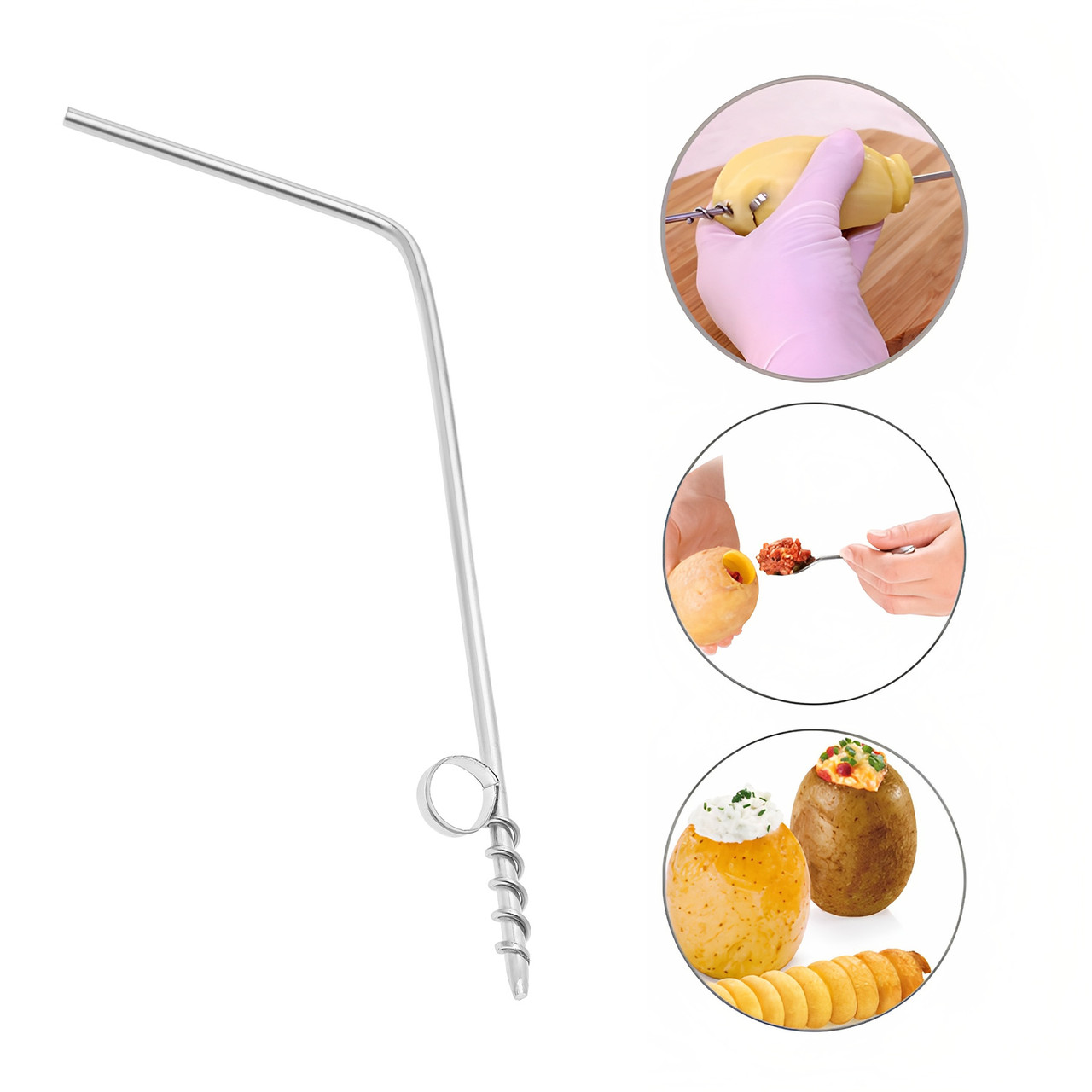 Ніж для фарширування картоплі, кабачків, моркви 25 см, фото 1