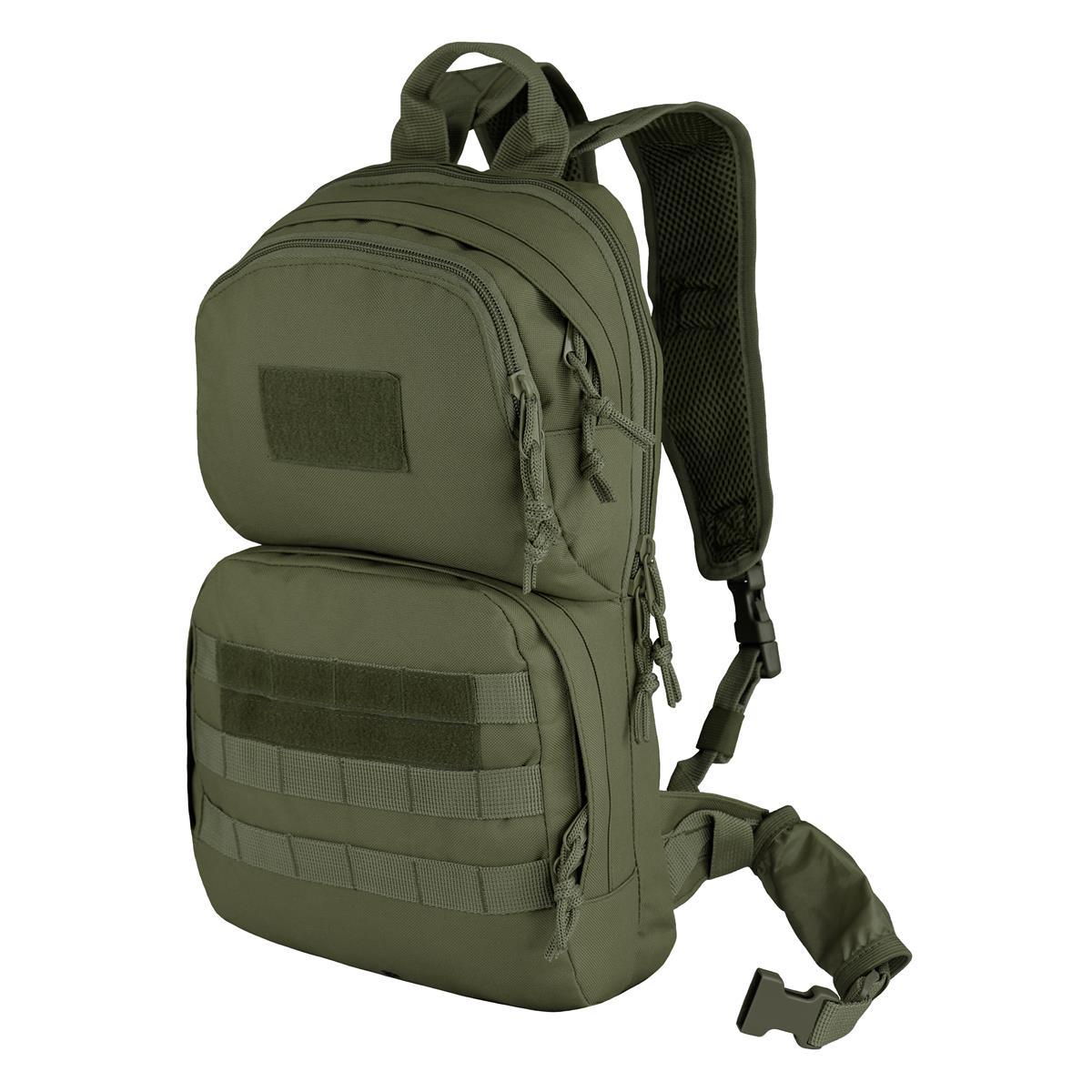 Рюкзак тактичний CAMO HUMI 9,5 л зелений PL-HM-BP-OG