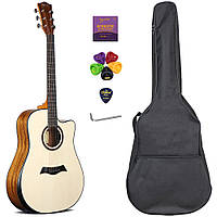 Гітара акустична Deviser LS-570-41 (чохол, скарбничка, медіатор, струна, ключ)