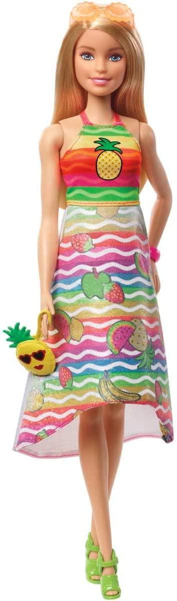 Barbie Crayola Rainbow Fruit Surprise Doll & Fashions Лялька Барбі Фруктовий сюрприз GBK18