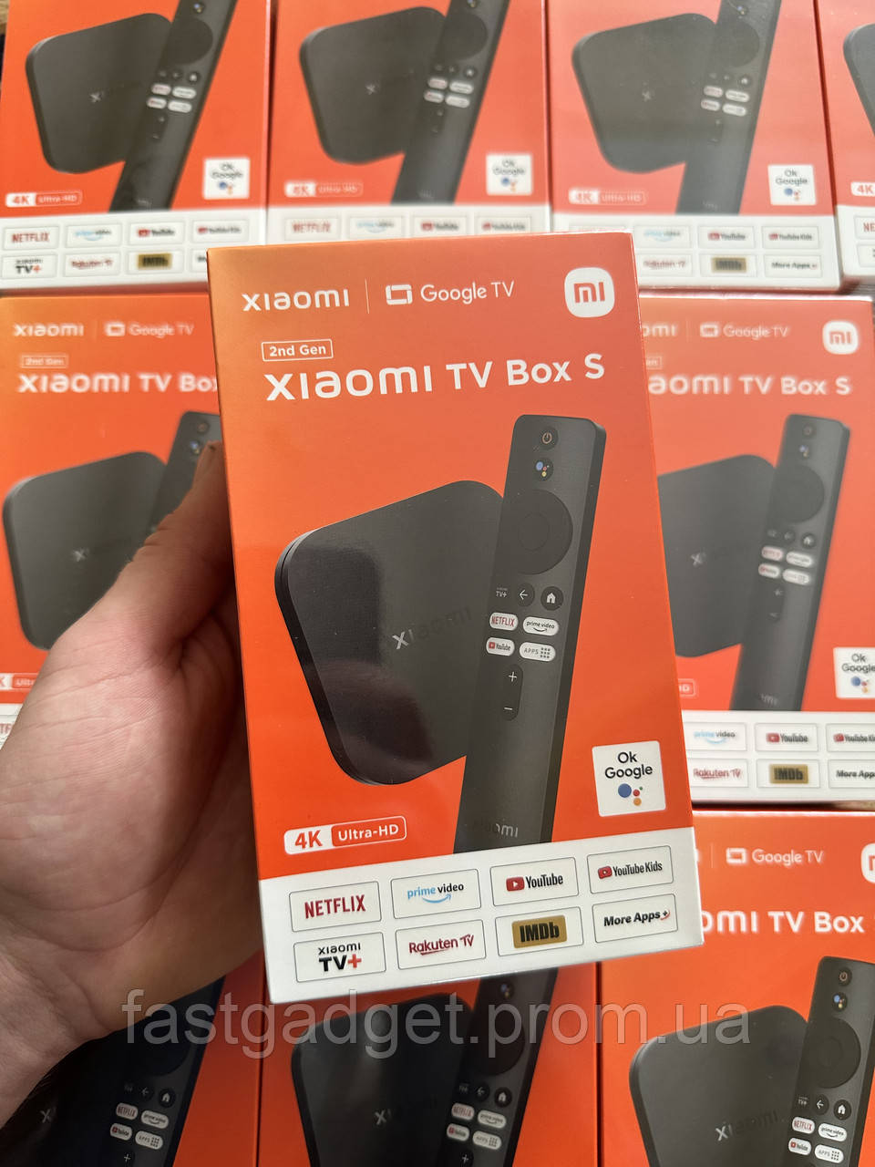 SmartTV Xiaomi Mi Box S 4K 2nd Gen (MDZ-28-AA)  2023 Медіаплеєр Смарт тв