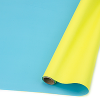 Плівка (калька) в рулоні "Двостороння: жовтий + блакитний", 60 см х 7 м